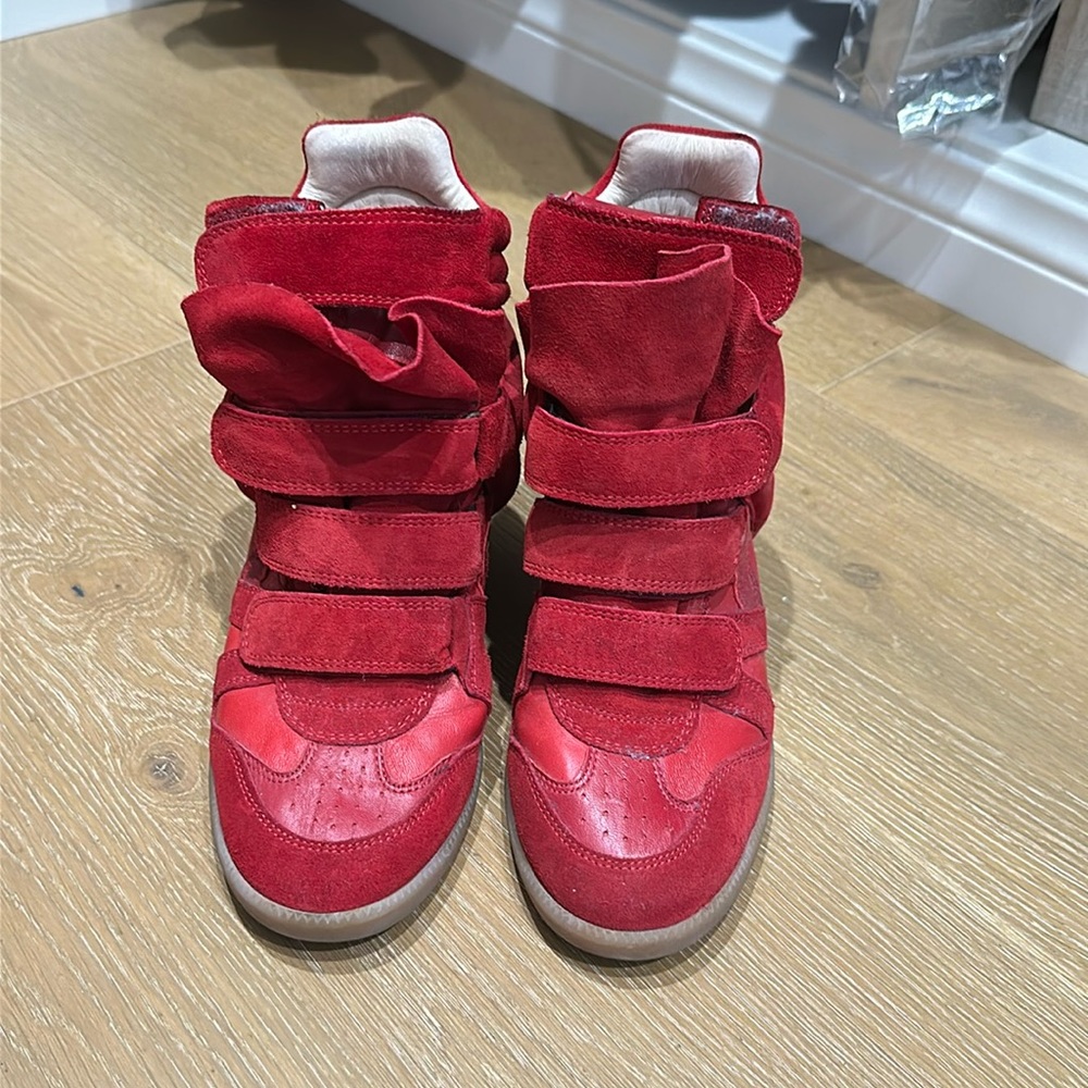 Isabel Marant Beckett sneakers size 37 color RED